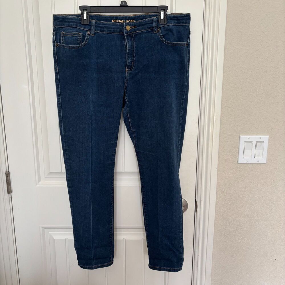 Michael Kors women's skinny jeans cotton blend big/tall sze 14